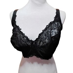 New Underwire Sexy Elegant Black Lace Bra